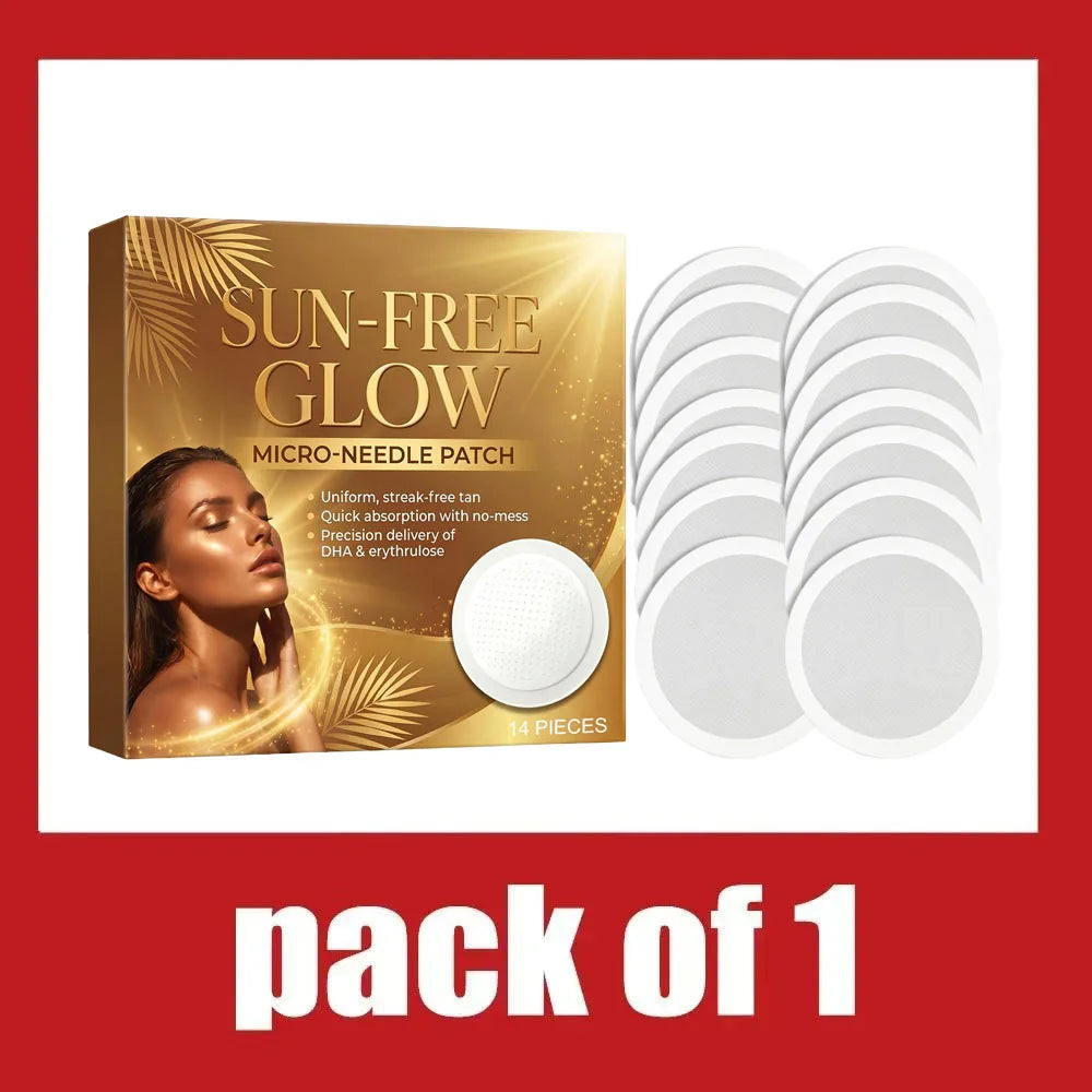 7-Day Sunless Tanning Micro-Needle Patches for Streak-Free Glow - 9