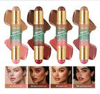2-in-1 Dual Ended Bronzer and Blush Makeup Stick