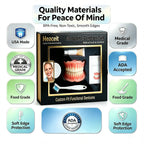 Natural-Looking Silicone Full Denture Set for Daily Comfort