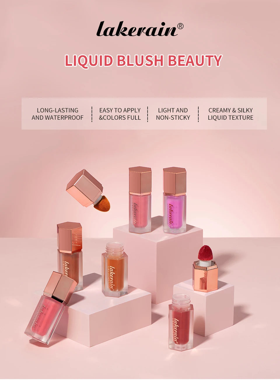 Waterproof Matte Liquid Face Blush