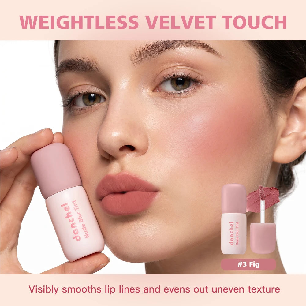 Velvet Matte 2-in-1 Lip and Cheek Tint for Soft Natural Finish
