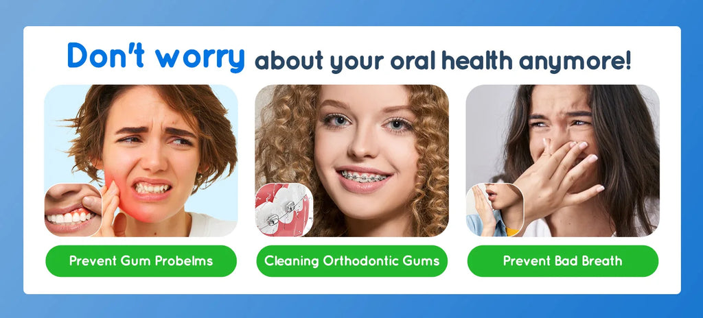 Electric Toothbrush and Water Flosser Oral Care Combo Set