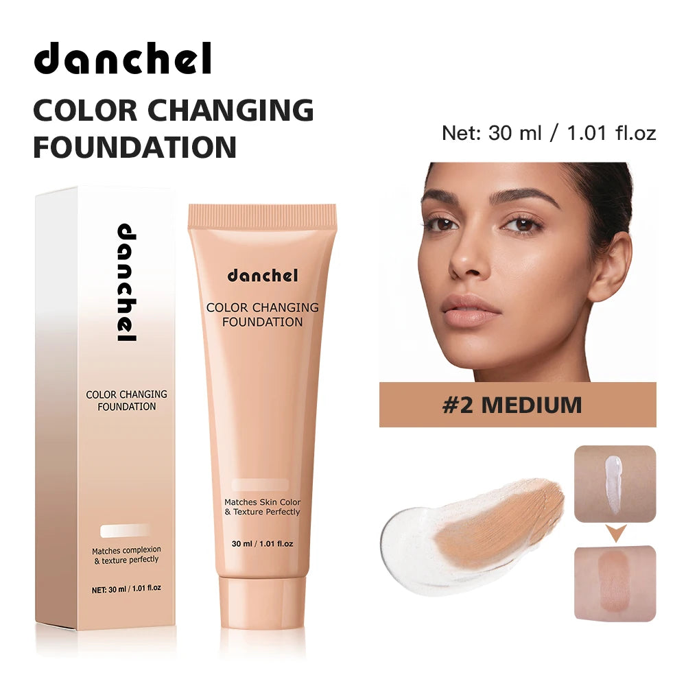 Color-Changing Liquid Foundation for Flawless Even Skin Tone