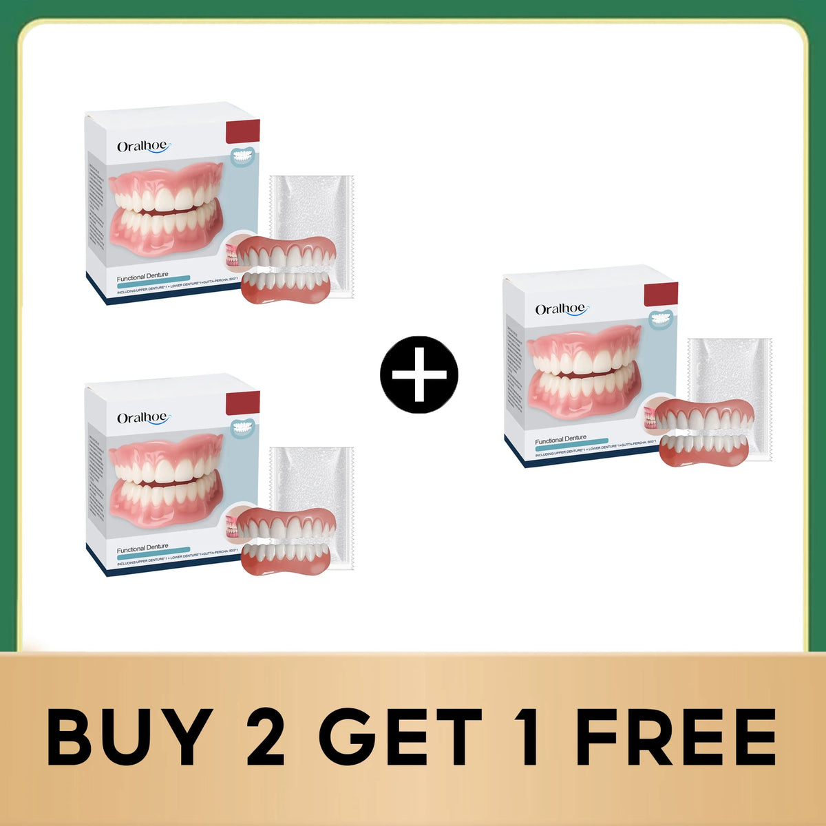 Temporary Silicone Denture and Smile Repair Kit