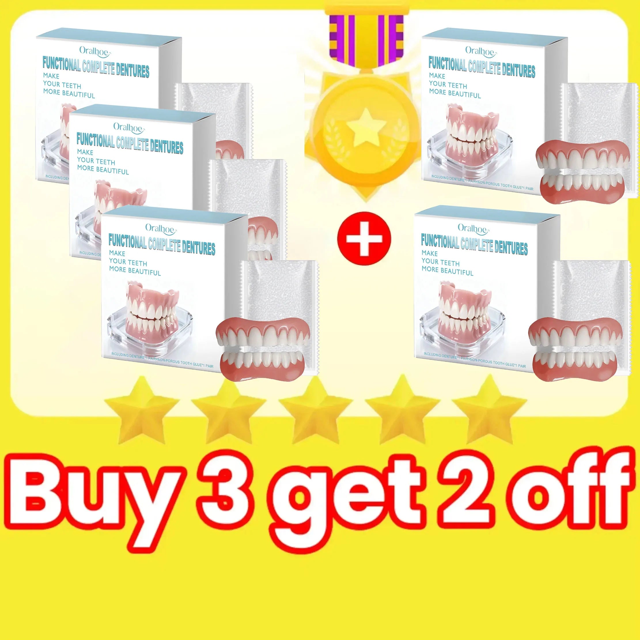 Instant Cosmetic Dentures for a Confident Smile - 9
