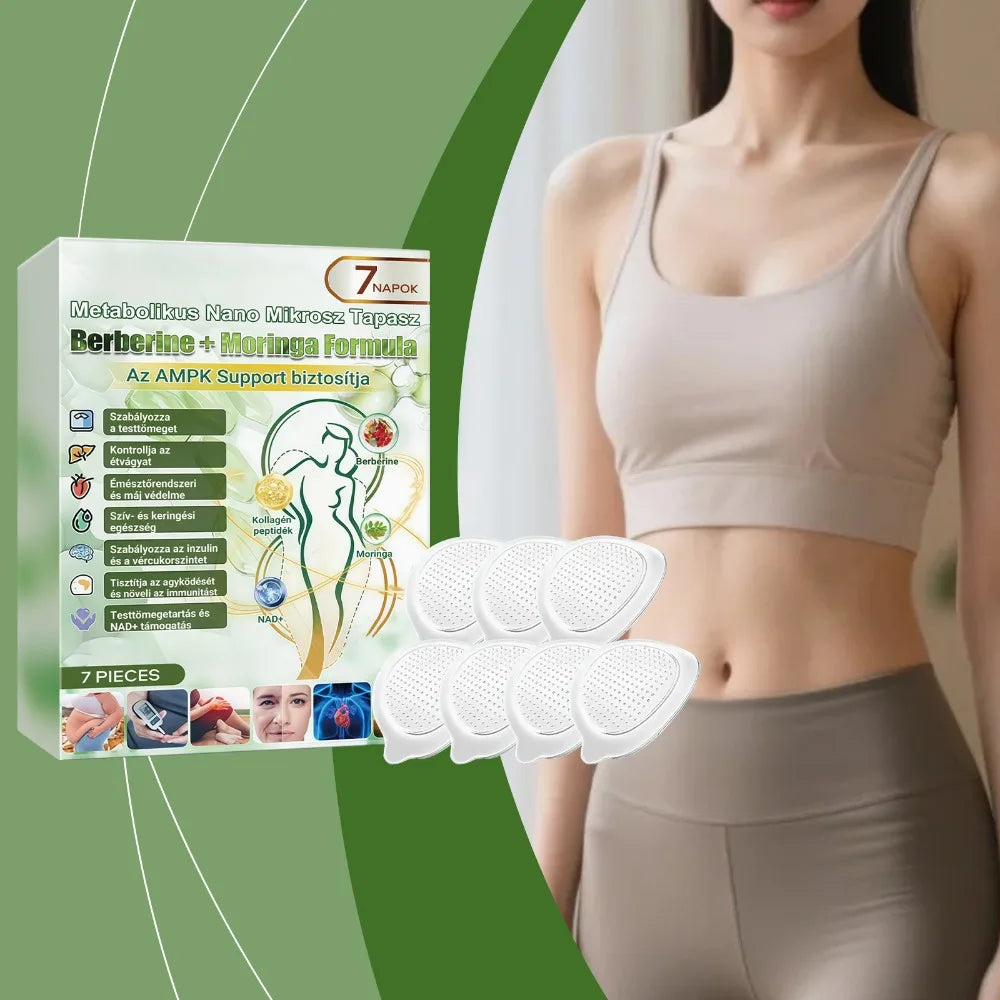 Berberine and Moringa Nano Transdermal Weight Management Patches