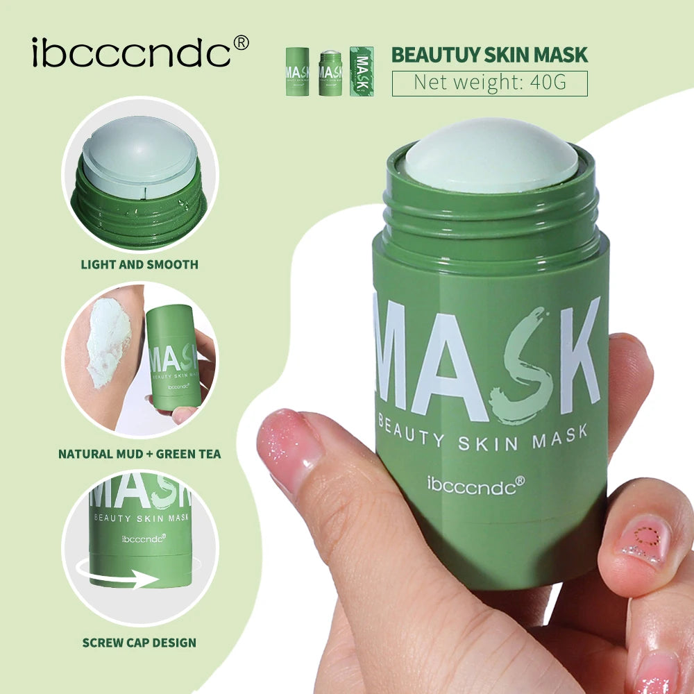 Green Tea Deep Cleansing Face Mask Stick for Oil Control