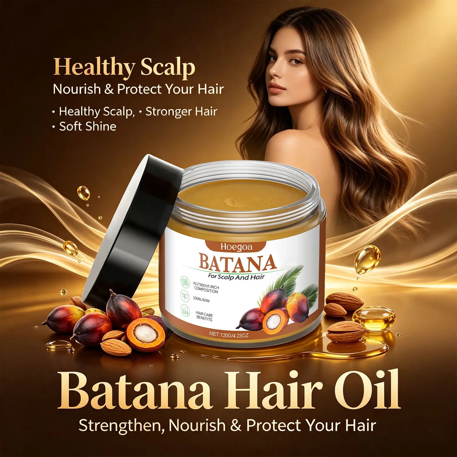 Batana Oil Hair Mask for Damage Repair and Split Ends - 5