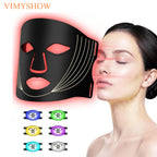 7-Color LED Silicone Facial Mask for Skin Rejuvenation