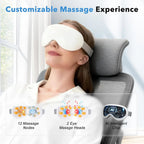 Smart Cooling Eye Massager with Vibration for Stress Relief