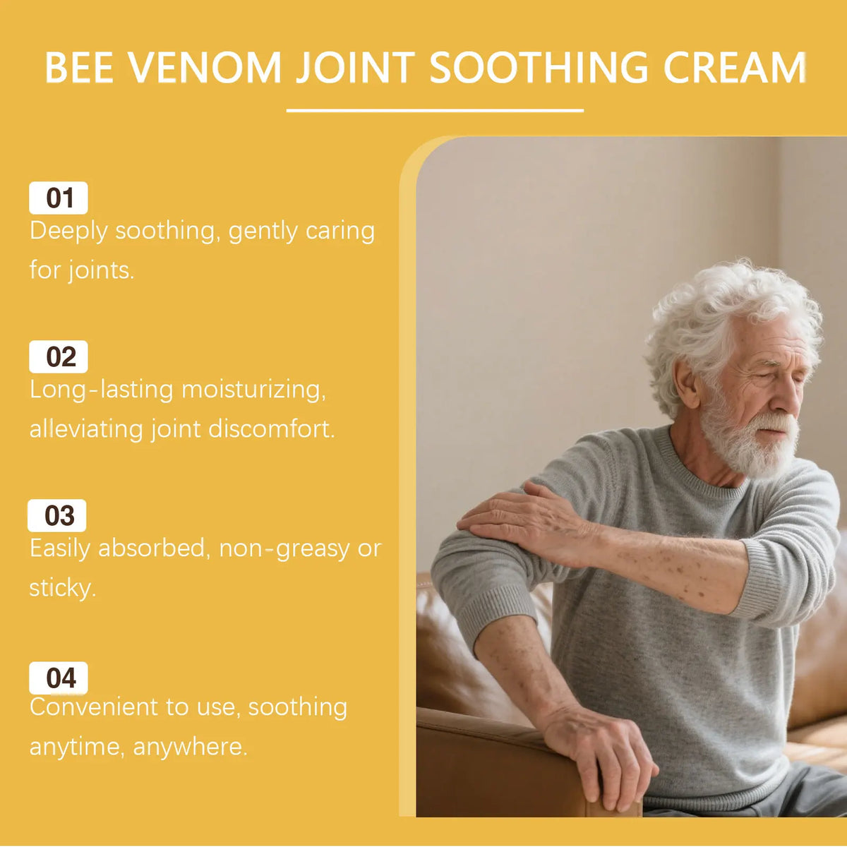 Bee Venom Joint and Muscle Soothing Cream