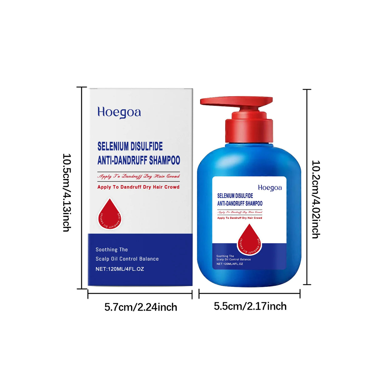 Selenium Disulfide Anti-Dandruff Scalp Treatment Shampoo