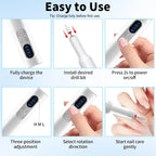 5-in-1 Cordless Electric Nail Drill Set for Home Manicures