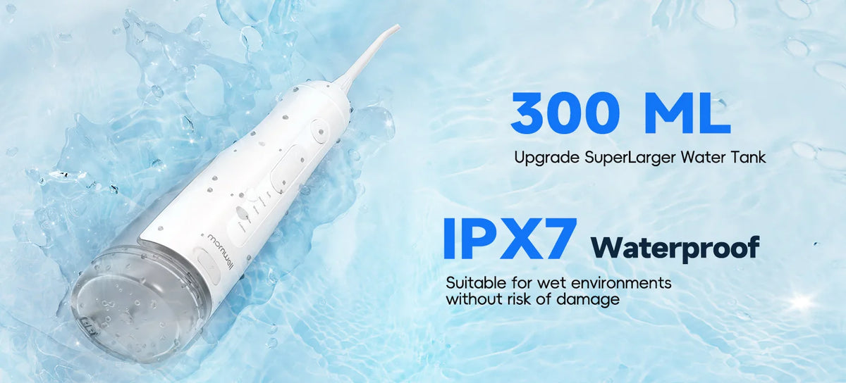 Portable Rechargeable Water Flosser for Teeth Cleaning