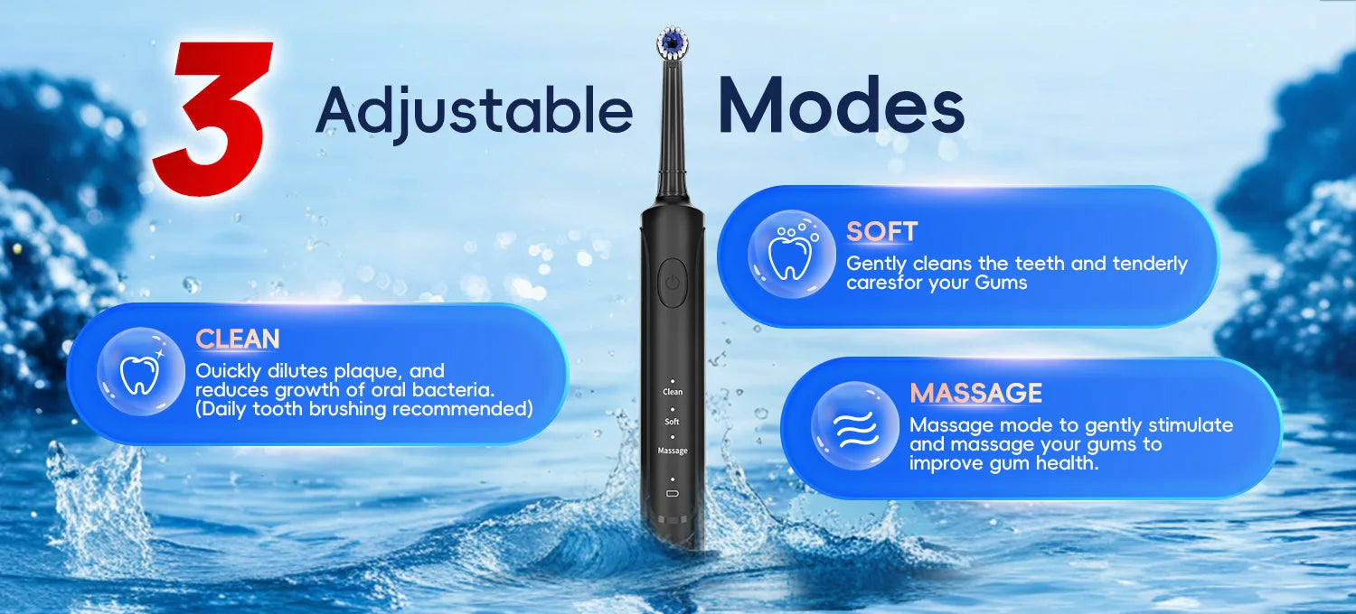 Electric Toothbrush and Water Flosser Oral Care Combo Set - 17