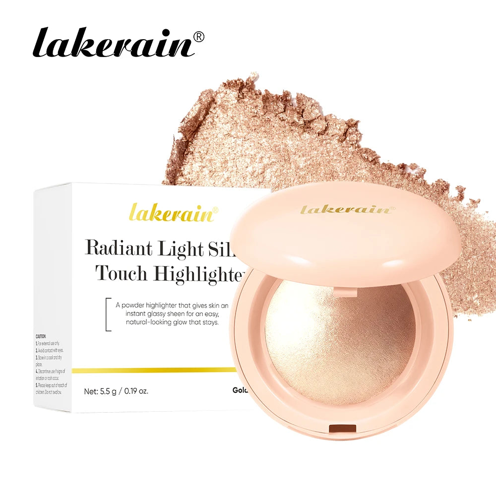 Radiant Baked Highlighter Powder for Natural Glow - 19