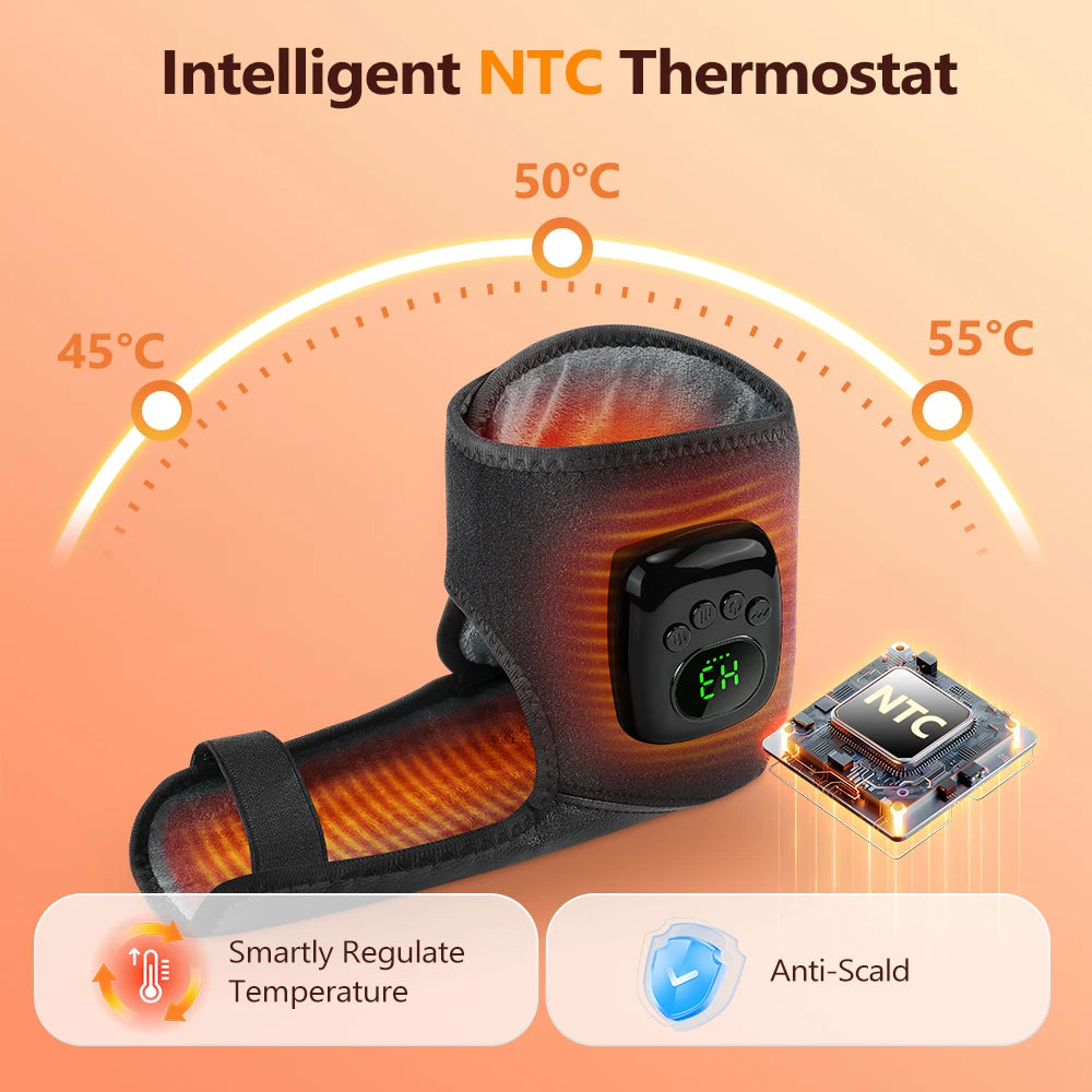Heated Airbag Ankle Compression Massager - 10