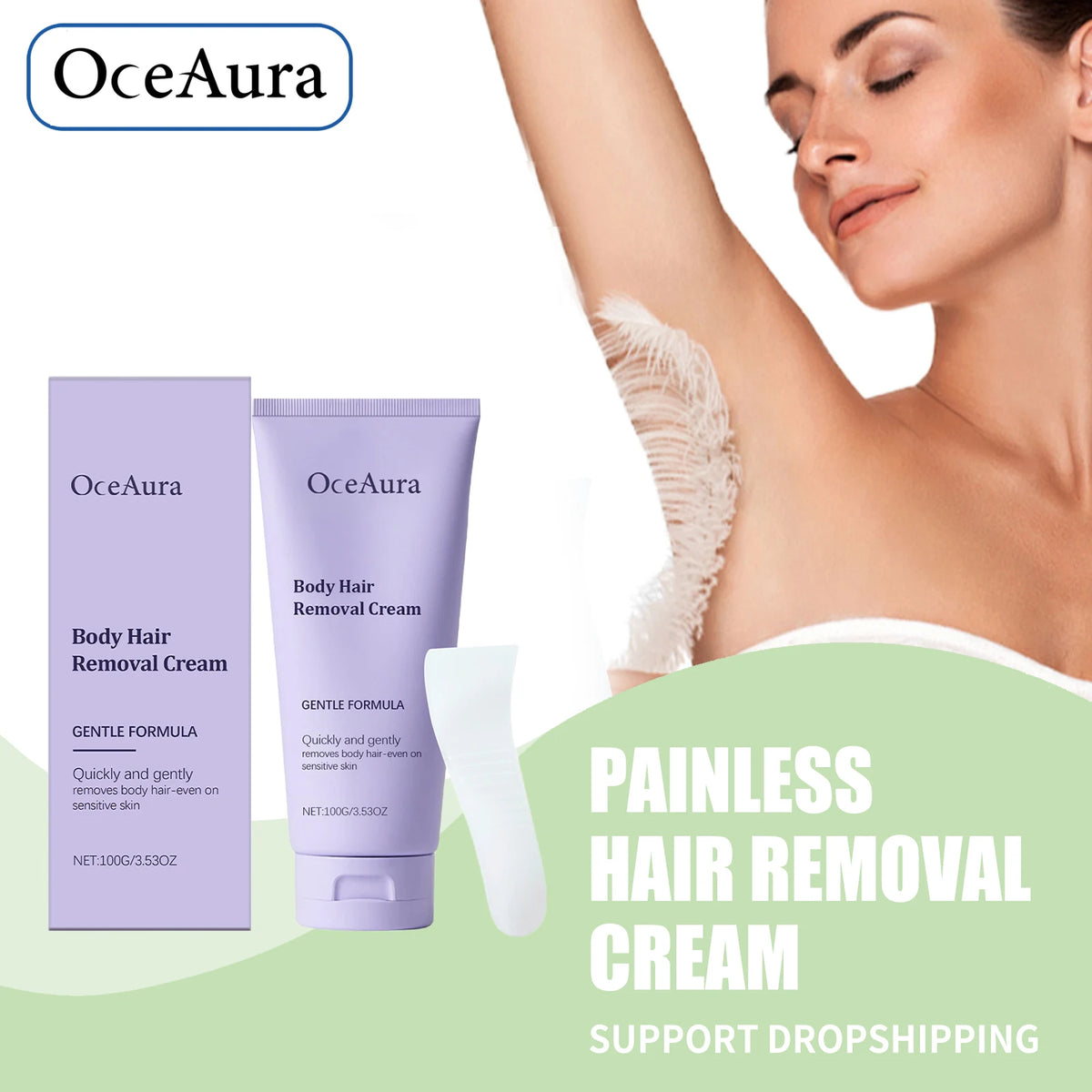Painless Gentle Hair Removal Cream for Full Body