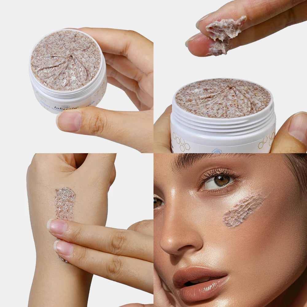 Honey Walnut Exfoliating Facial Scrub and Moisturizing Mask - 5