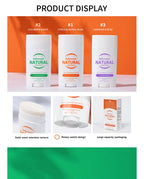 Long-Lasting Natural Solid Deodorant Stick