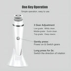 4-in-1 Electric Rotating Facial Cleansing and Massage Brush
