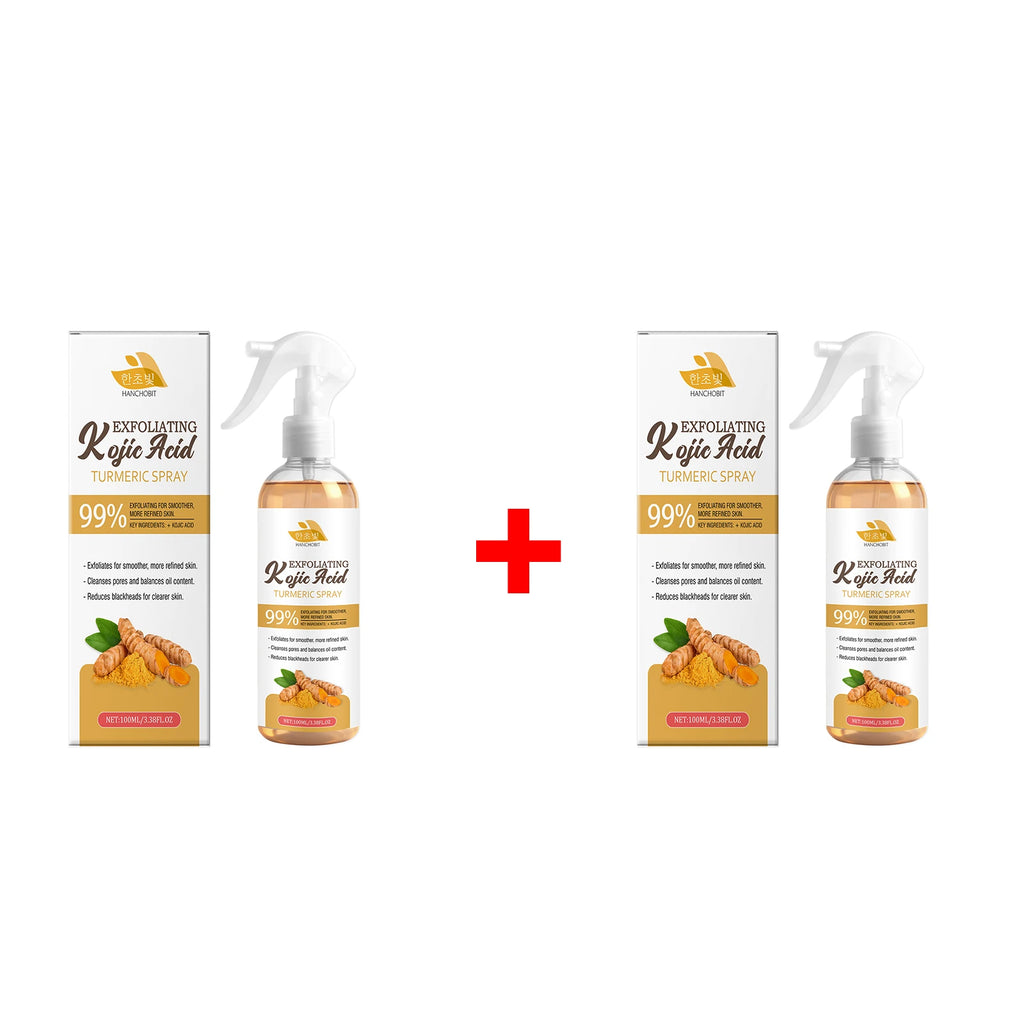 Kojic Acid Turmeric Exfoliating Facial Mist for Brightening Skin