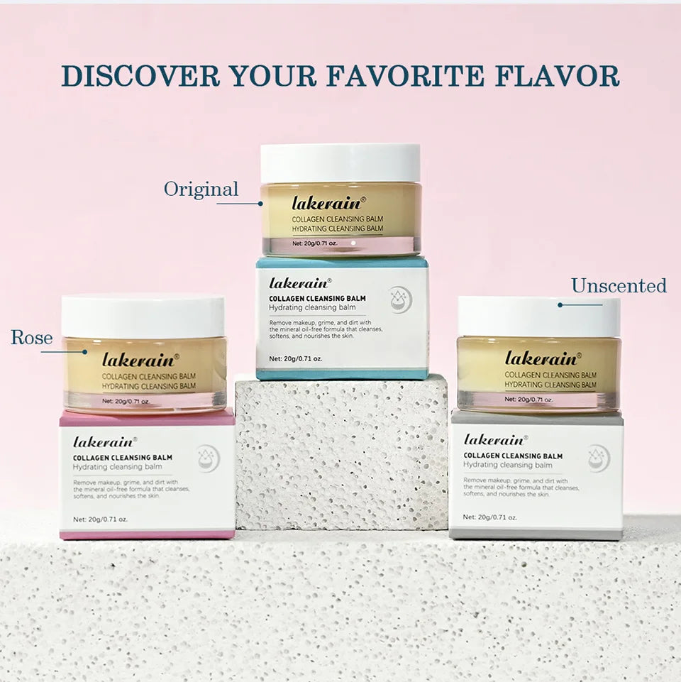 Collagen Hydrating Cleansing Balm for Deep Makeup Removal