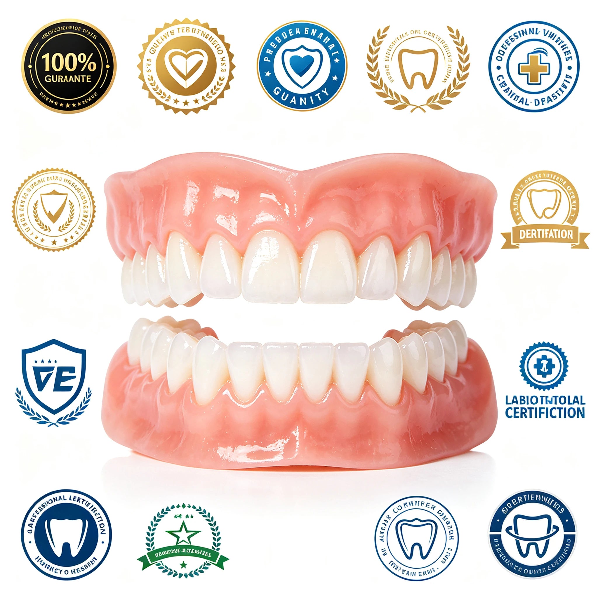 Adjustable Cosmetic Denture Set for Instant Smile Enhancement - 1