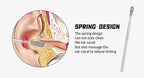 Stainless Steel Ear Wax Removal Cleaning Kit with Storage Case