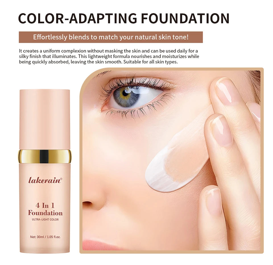 4-in-1 Color Changing Foundation with SPF 30
