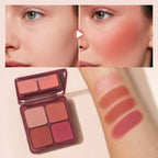 4-Shade Soft Blur Face Blush Palette