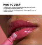 Moisturizing Lip Glowing Butter Gloss with Keychain