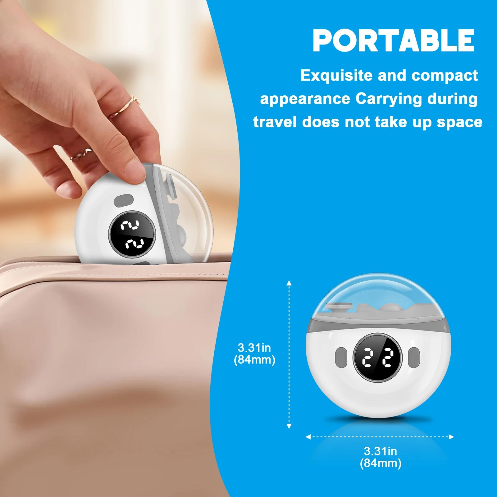 Electric Automatic Nail Clipper and Polisher with LED Light - 15