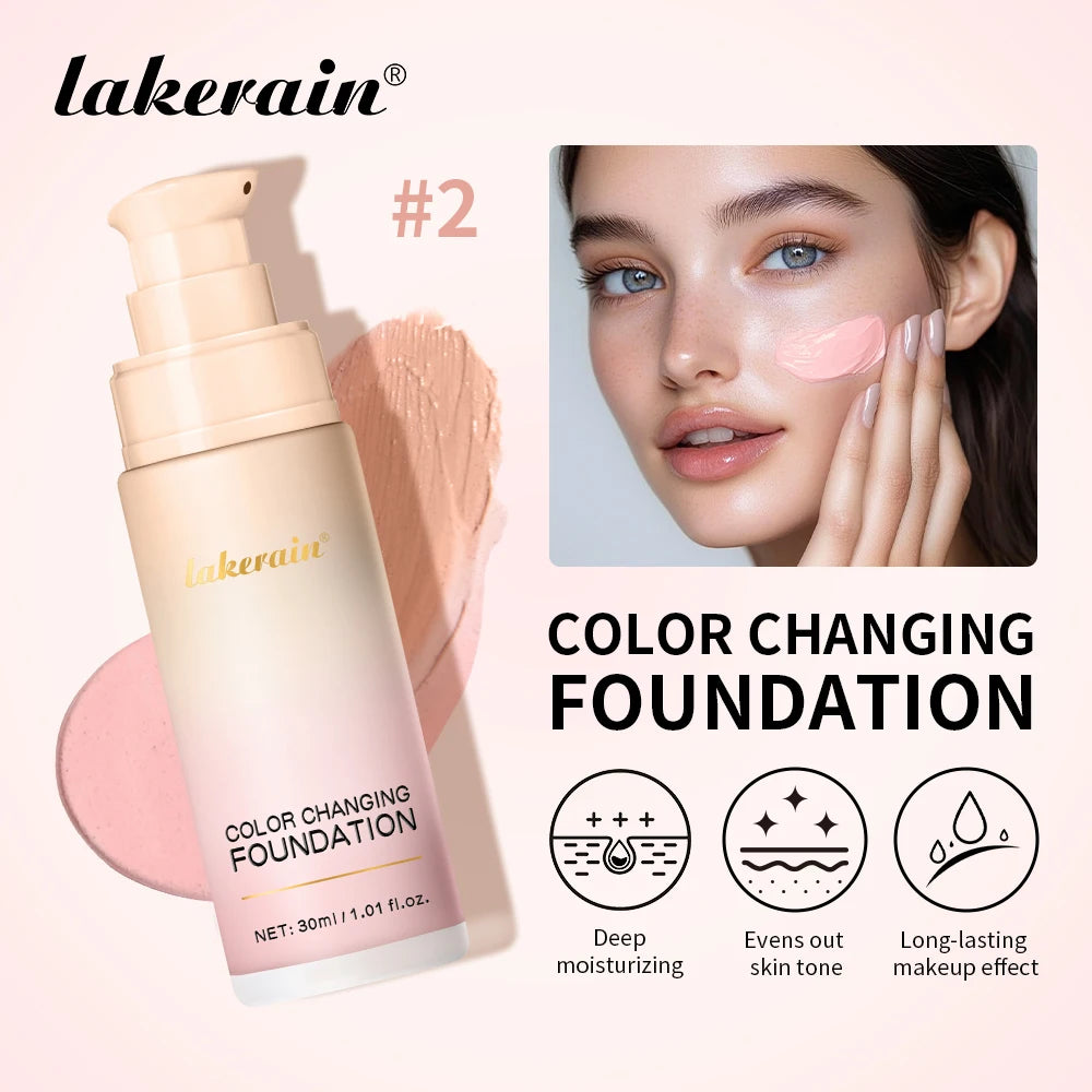 Color-Changing Liquid Foundation for Radiant Skin - 3