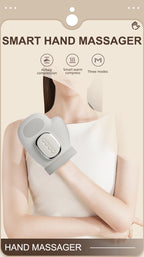 Rechargeable Hand and Wrist Massager with Heat and Air Compression