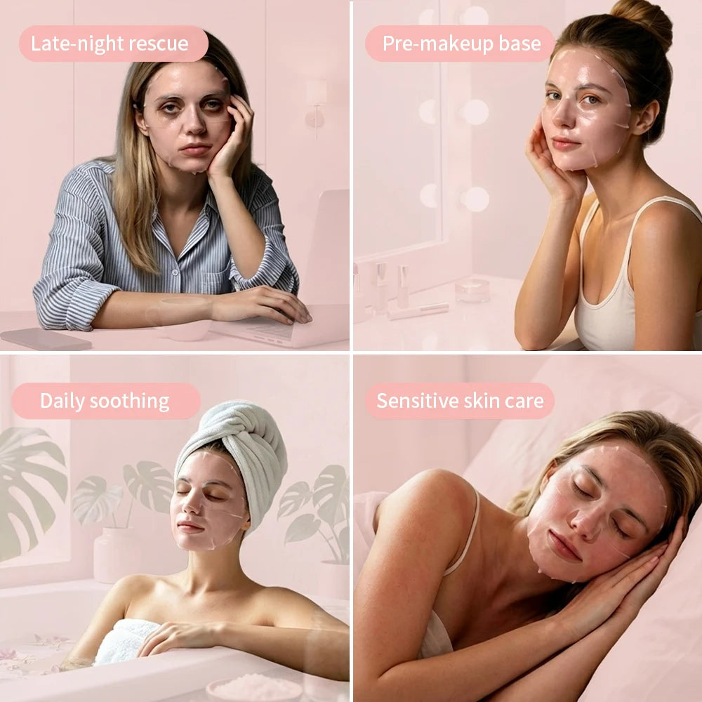 Salmon DNA PDRN Pink Vitamin Hydrating Facial Sheet Mask - 5