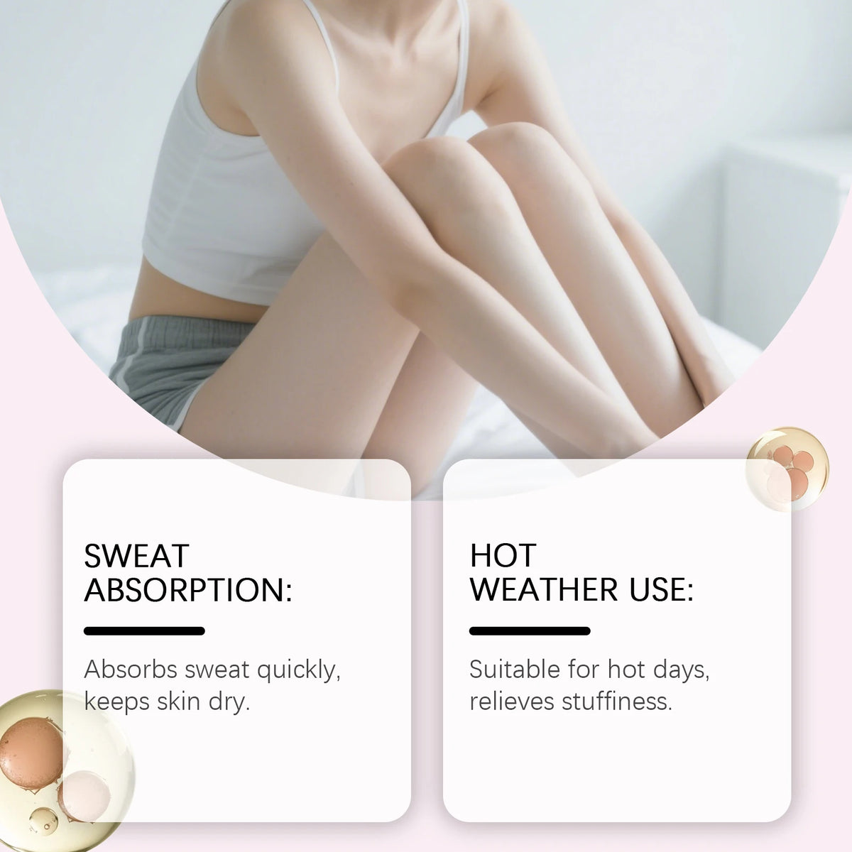 All-Over Sweat-Wicking Body Powder for Anti-Chafing and Freshness