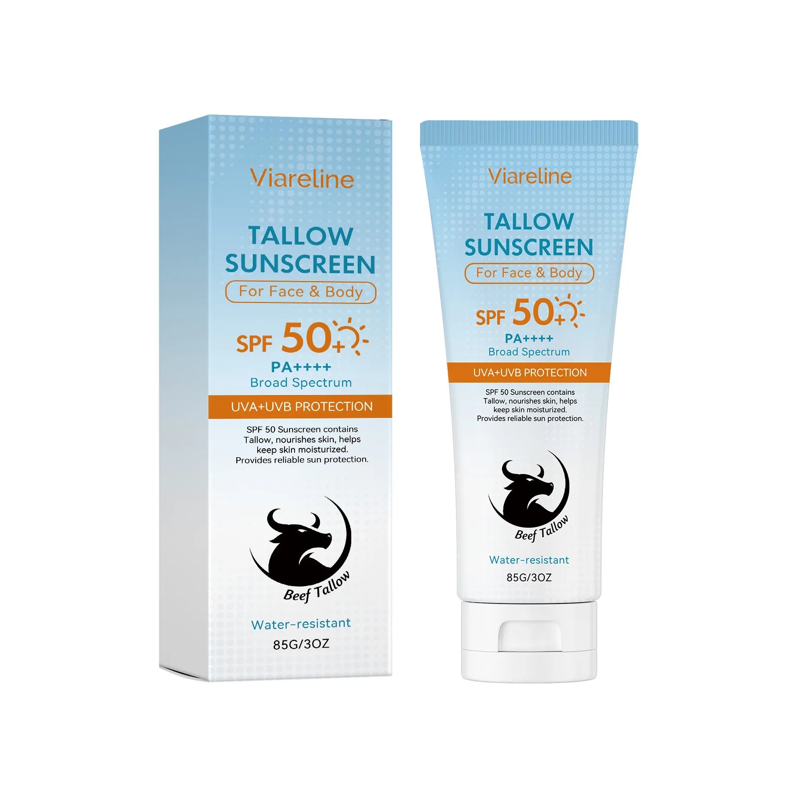 SPF 50 Tallow Sunscreen for Face and Body - 17