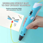 3D Printing Pen for Kids DIY Creative Drawing