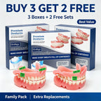 Comfort Fit Silicone Snap-On Dentures for Natural Smile