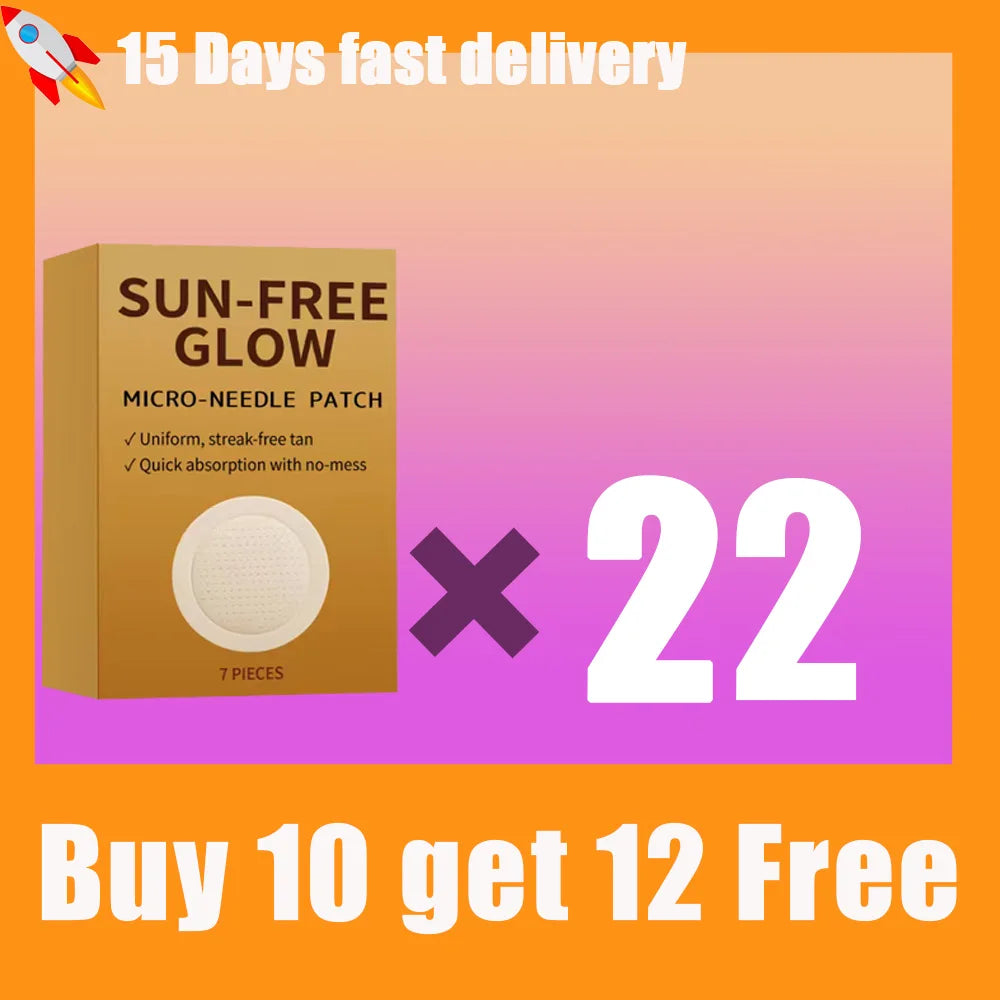 Sun-Free Tanning Microdart Patches for Natural Bronze Glow