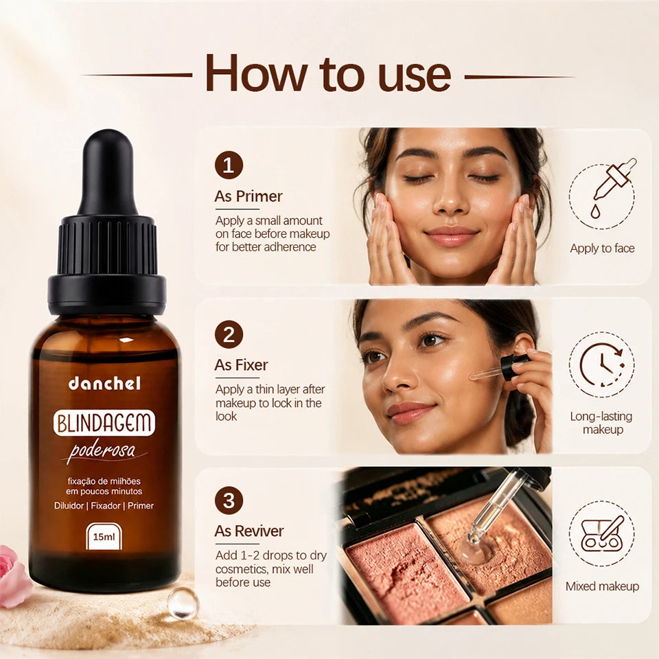 3-in-1 Makeup Primer, Fixer, and Reviver Serum - 14