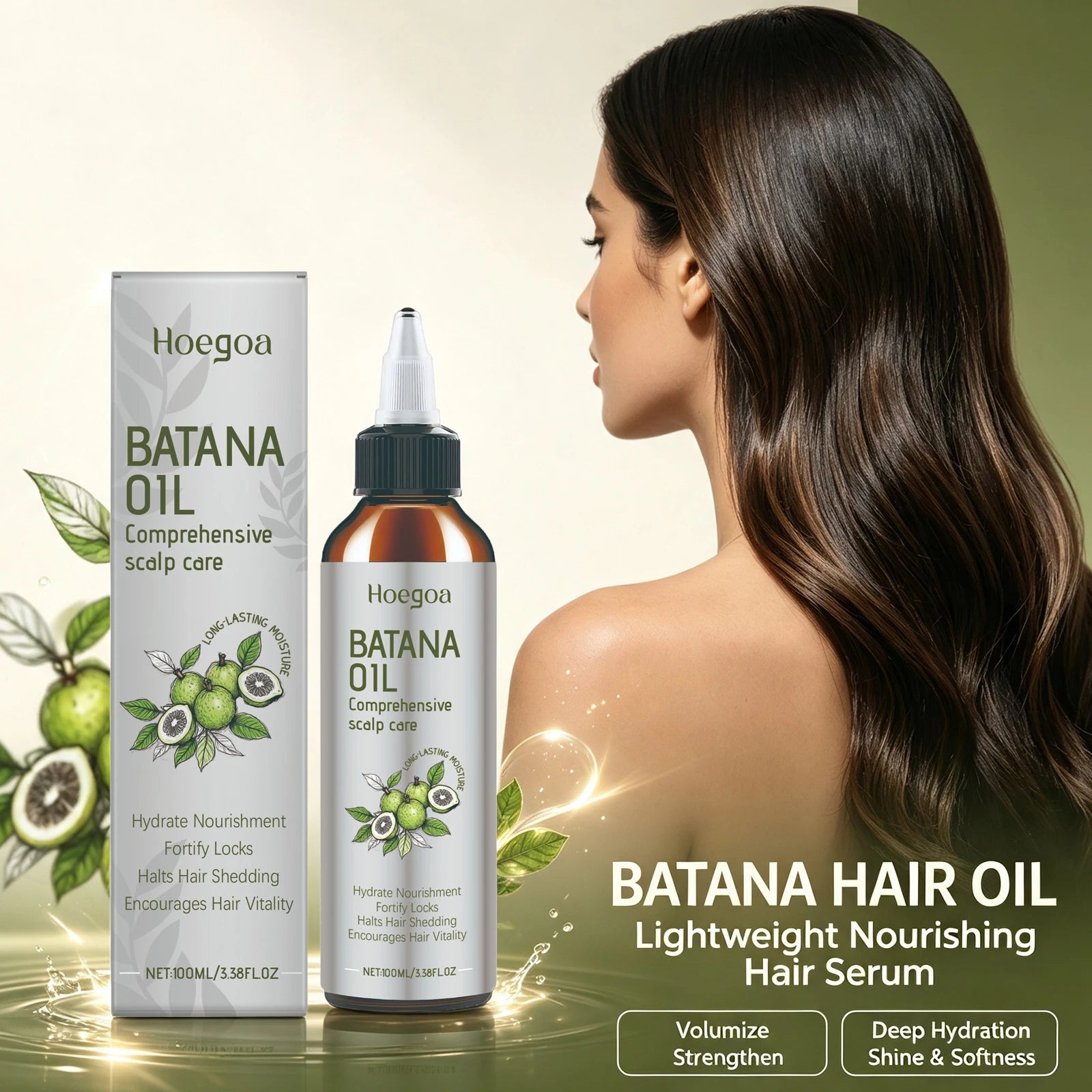Batana Oil Nourishing Scalp and Hair Repair Serum - 2