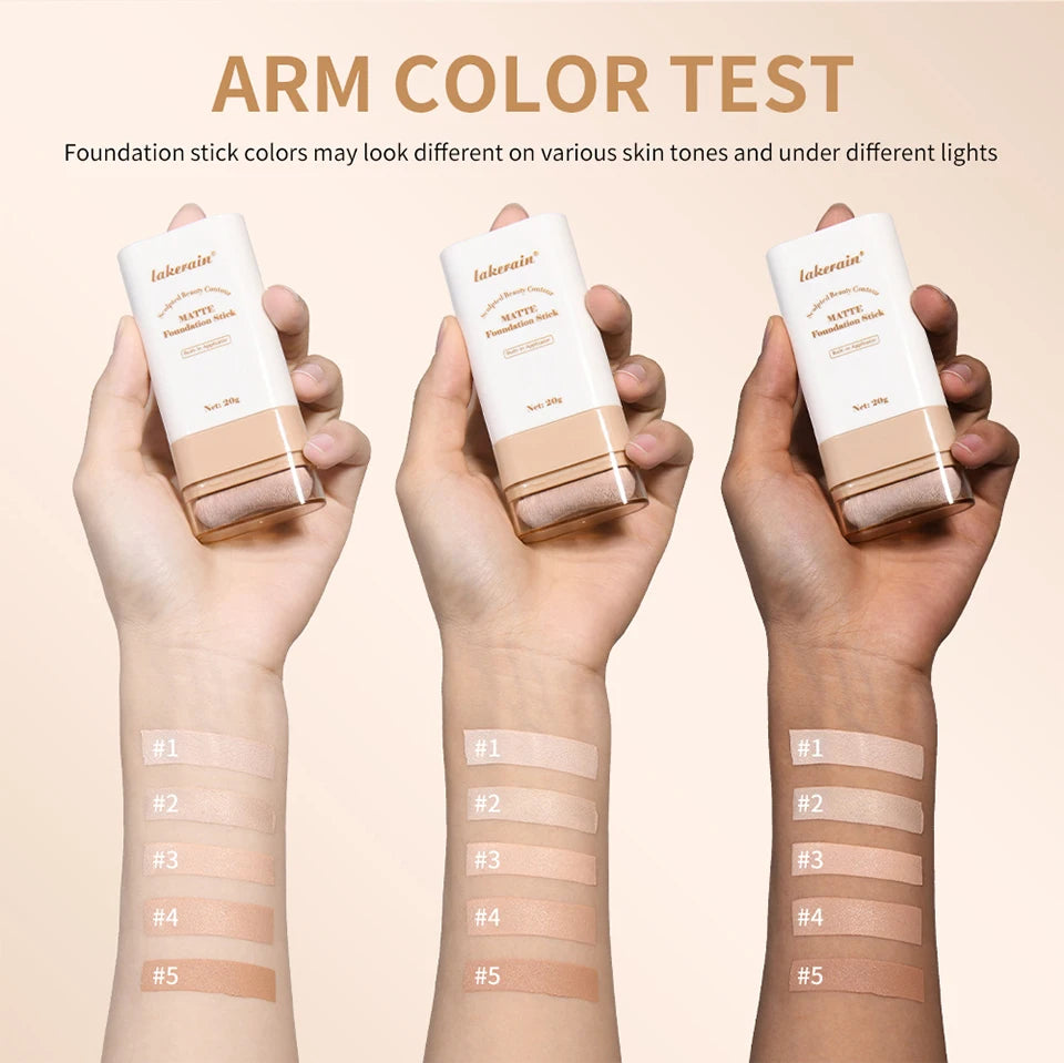 Matte Foundation Stick with Built-in Blending Brush
