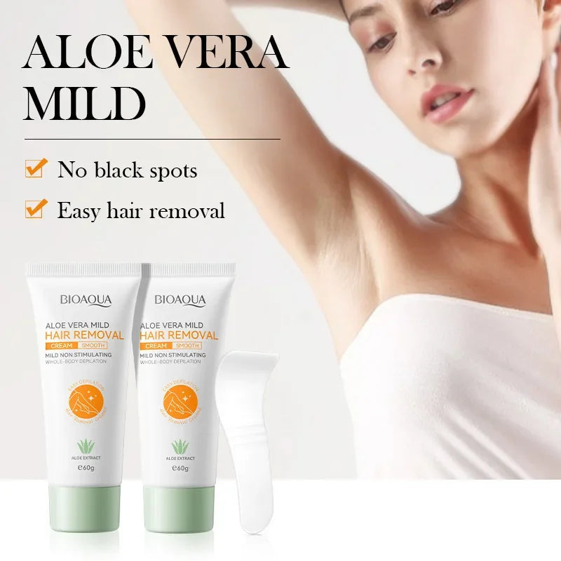 Painless Gentle Hair Removal Cream for Sensitive Skin