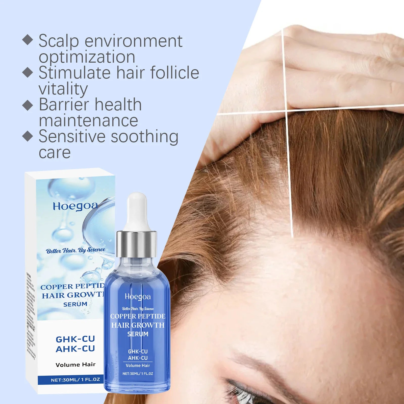 Copper Peptide Hair Growth Serum for Damaged Hair - 11