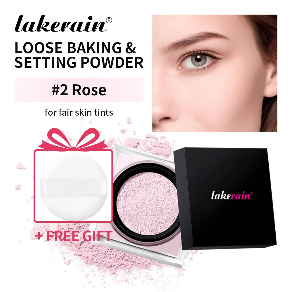 Matte Long-Lasting Waterproof Setting and Baking Loose Powder