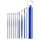 Stainless Steel Ear Wax Removal Cleaning Kit with Storage Case