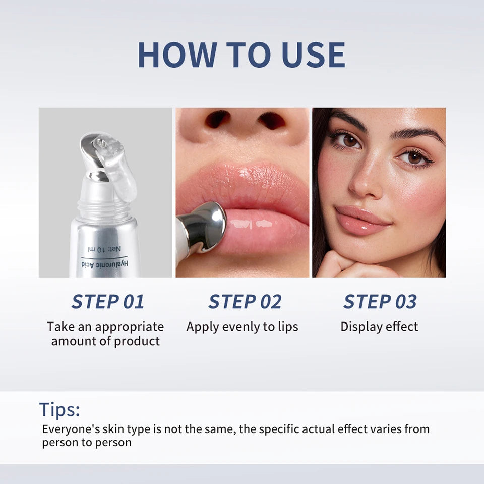 Hydrating Lip Plumper Serum with Hyaluronic Acid