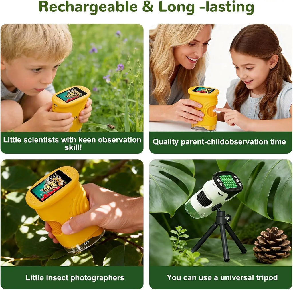 Portable Digital Handheld Microscope for Kids